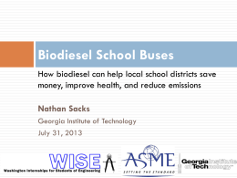 Biodiesel School Buses