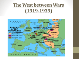 Chapter 24: The West between Wars (1919