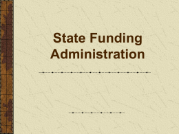 State Grant Administration