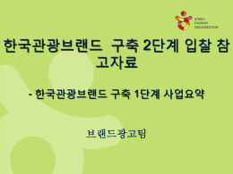 PowerPoint 프레젠테이션 - Imagine your Korea