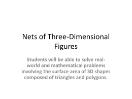 Nets of Three-Dimensional Figures