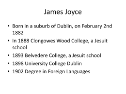 James Joyce - Learning Literature