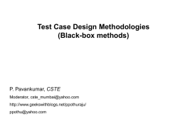 Presentation on CSTE Certified Software Test Engineer