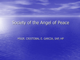 MSGR. CRISTOBAL E. GARCIA, SAP, HP