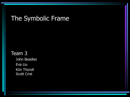 The Symbolic Frame - Web Media WorkShop