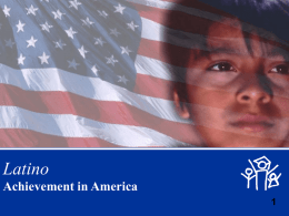 ACHIEVEMENT IN AMERICA 2001