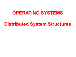 Distrubuted Systems