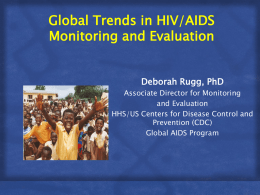 Evaluating CDC HIV Prevention Programs: Guidance and Data