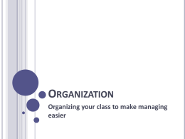 Organization - Northern College