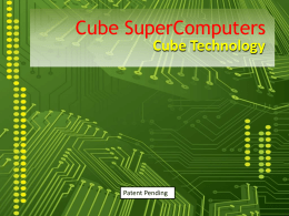 Cube SuperComputers