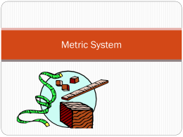 Metric System - Lompoc Unified School District / Home