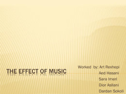 The effect of music