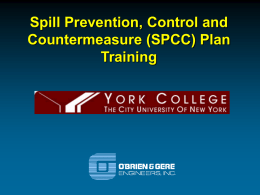 SPCC Training Presentation