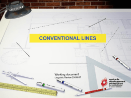 Conventional Lines - Commisssion Scolaire de Laval