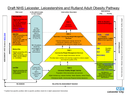 NHS Leicester, Leicestershire and Rutland Obesity Model