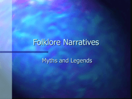 Folklore Narratives