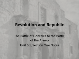 After Gonzales: The Beginning of the Revolution