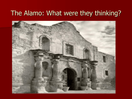 Remember the Alamo - Murchison Middle School