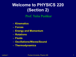 Lecture 01 - Purdue University