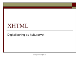 XHTML 1