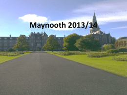 Maynooth 2013/14 - uni