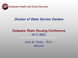 Delaware Department of Health and Social Services