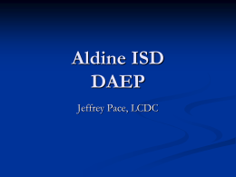 Aldine ISD DAEP Program