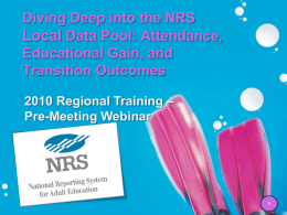 Diving Deep into NRS Data