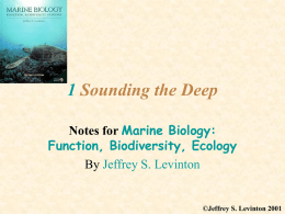 1 Sounding the Deep - Stony Brook University