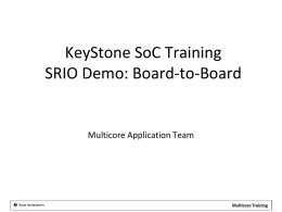 SRIO Configuration Example