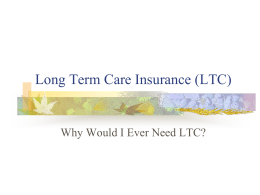 Long-term Care Insurance - Brigham Young University