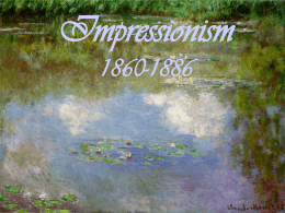 Impressionism 1860-1886 - Appleton Area School District