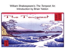 William Shakespeare’s The Tempest: An Introduction by