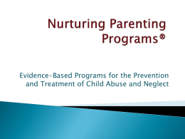 Nurturing Parenting Programs