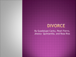 Divorce - UH