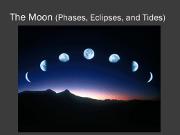Phases , Eclipses, & Tides