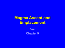 Magma Ascent - University at Buffalo