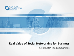 Real Value of Social Networking for Business