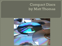 Compact Discs - Wentworth Institute of Technology