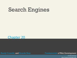 Search Engines - Edinboro University of Pennsylvania