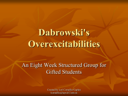 The Enchanted Maze of Dabrowski's Overexcitabilities