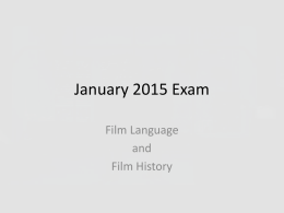 January 2015 Exam