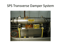 SPS Transverse Dampers