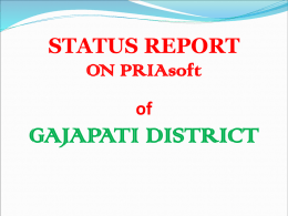 Status Report on PRIASOFT