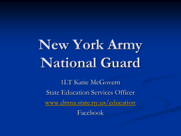New York Army National Guard Workshop