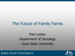 The Future of Family Farms