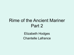 Rime of the Ancient Mariner Part 2