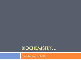 Biochemistry…