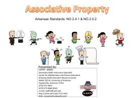 Associative Property - cmasemath