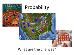 Probability - South Central Elementary School